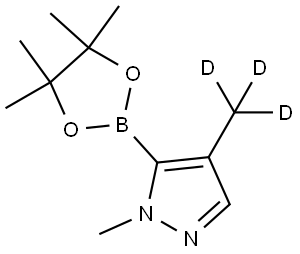 1-methyl-4-(methyl-d3)-5-(4,4,5,5-tetramethyl-1,3,2-dioxaborolan-2-yl)-1H-pyrazole|