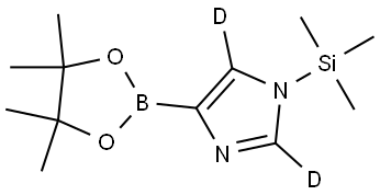 4-(4,4,5,5-tetramethyl-1,3,2-dioxaborolan-2-yl)-1-(trimethylsilyl)-1H-imidazole-2,5-d2|