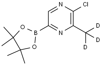 2-chloro-3-(methyl-d3)-5-(4,4,5,5-tetramethyl-1,3,2-dioxaborolan-2-yl)pyrazine|