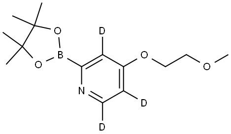 4-(2-methoxyethoxy)-2-(4,4,5,5-tetramethyl-1,3,2-dioxaborolan-2-yl)pyridine-3,5,6-d3|