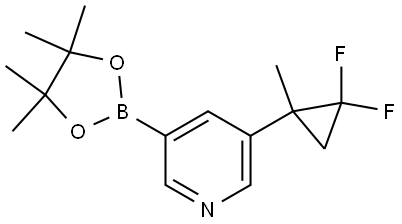 2710293-35-7 3-(2,2-difluoro-1-methylcyclopropyl)-5-(4,4,5,5-tetramethyl-1,3,2-dioxaborolan-2-yl)pyridine