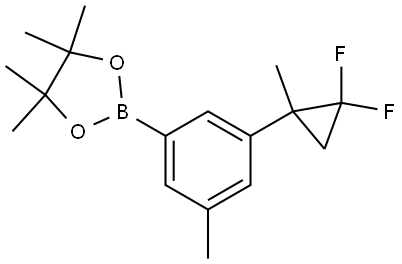 2-(3-(2,2-difluoro-1-methylcyclopropyl)-5-methylphenyl)-4,4,5,5-tetramethyl-1,3,2-dioxaborolane|