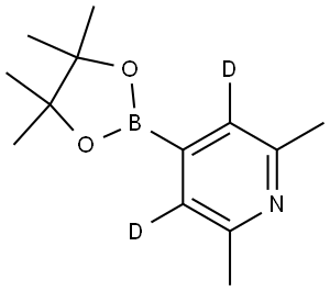 2,6-dimethyl-4-(4,4,5,5-tetramethyl-1,3,2-dioxaborolan-2-yl)pyridine-3,5-d2|