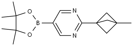 2710295-81-9 2-(3-methylbicyclo[1.1.1]pentan-1-yl)-5-(4,4,5,5-tetramethyl-1,3,2-dioxaborolan-2-yl)pyrimidine