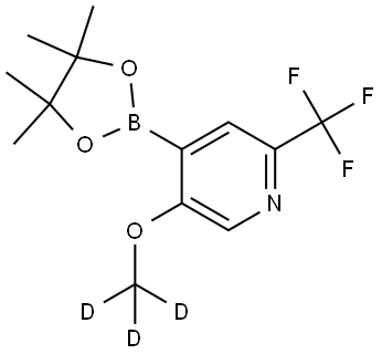 5-(methoxy-d3)-4-(4,4,5,5-tetramethyl-1,3,2-dioxaborolan-2-yl)-2-(trifluoromethyl)pyridine|