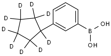 (3-(cyclopentyl-d9)phenyl)boronic acid|