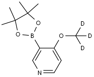 4-(methoxy-d3)-3-(4,4,5,5-tetramethyl-1,3,2-dioxaborolan-2-yl)pyridine Structure