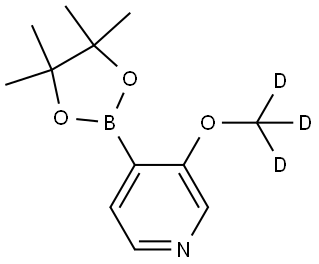 3-(methoxy-d3)-4-(4,4,5,5-tetramethyl-1,3,2-dioxaborolan-2-yl)pyridine|