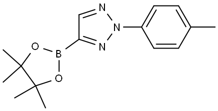 4-(4,4,5,5-tetramethyl-1,3,2-dioxaborolan-2-yl)-2-(p-tolyl)-2H-1,2,3-triazole Structure