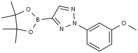 2-(3-methoxyphenyl)-4-(4,4,5,5-tetramethyl-1,3,2-dioxaborolan-2-yl)-2H-1,2,3-triazole Structure