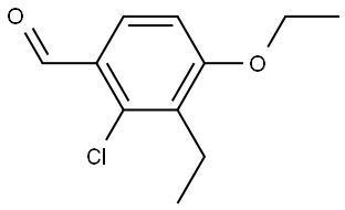 2-Chloro-4-ethoxy-3-ethylbenzaldehyde 结构式