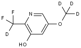 2-(difluoromethyl-d)-5-(methoxy-d3)pyridin-3-ol Structure