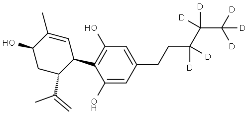 6-Beta-Hydroxy-cannabidiol-D7 Structure