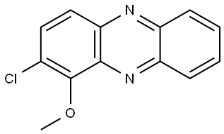 2-chloro-1-methoxyphenazine Structure