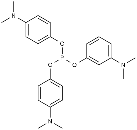 3-(Dimethylamino)phenyl bis(4-(dimethylamino)phenyl) phosphite Structure