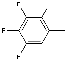 1,2,3-Trifluoro-4-iodo-5-methylbenzene 结构式