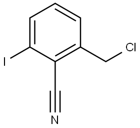 2-(氯甲基)-6-碘苯腈, 2733613-58-4, 结构式