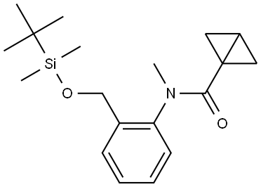 N-[2-[[[(1,1-Dimethylethyl)dimethylsilyl]oxy]methyl]phenyl]-N-methylbicyclo[1.1.… Structure