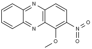 1-methoxy-2-nitrophenazine 结构式