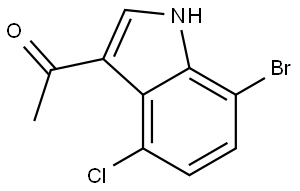 1-(7-bromo-4-chloro-1H-indol-3-yl)ethan-1-one|