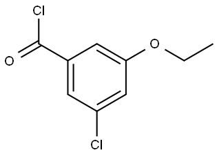 3-Chloro-5-ethoxybenzoyl chloride Struktur