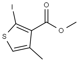 Methyl 2-iodo-4-methylthiophene-3-carboxylate Structure