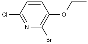 2-Bromo-6-chloro-3-ethoxypyridine Structure