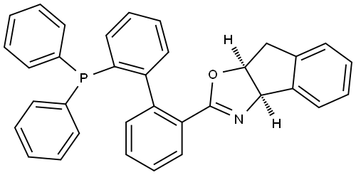(3AR,8AS)-2-(2'-(二苯基膦基)-[1,1'-联苯]-2-基)-3A,8A-二氢-8H-茚并[1,2-D]恶唑,2757083-77-3,结构式