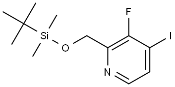 2-(((tert-Butyldimethylsilyl)oxy)methyl)-3-fluoro-4-iodopyridine|2-(((叔丁基二甲基甲硅烷基)氧基)甲基)-3-氟-4-碘吡啶