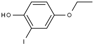 4-ethoxy-2-iodophenol 结构式