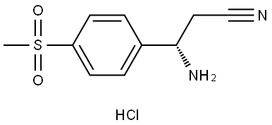 2764972-91-8 (S) -3-氨基-3-(4-(甲基磺酰基)苯基)丙腈盐酸盐