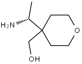 (R)-(4-(1-氨基乙基)四氢2H-吡喃-4-基)甲醇,2765213-16-7,结构式