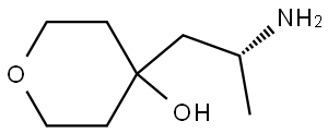 (R)-4-(2-氨基丙基)四氢2H-吡喃-4-醇,2765213-34-9,结构式