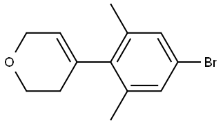 2H-Pyran, 4-(4-bromo-2,6-dimethylphenyl)-3,6-dihydro-,2766483-95-6,结构式