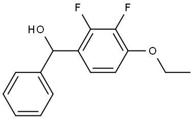 (4-ethoxy-2,3-difluorophenyl)(phenyl)methanol Structure