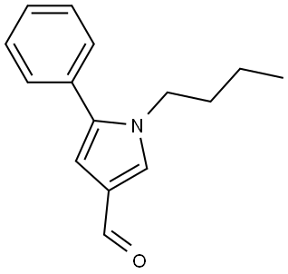 1-butyl-5-phenyl-1H-pyrrole-3-carbaldehyde Structure