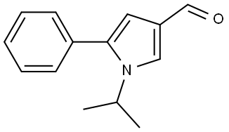 1-异丙基-5-苯基-1H-吡咯-3-甲醛, 2766880-58-2, 结构式