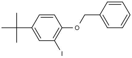 1-(benzyloxy)-4-(tert-butyl)-2-iodobenzene Structure