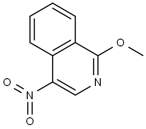 1-methoxy-4-nitroisoquinoline 结构式
