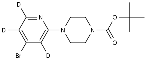 tert-butyl 4-(4-bromopyridin-2-yl-3,5,6-d3)piperazine-1-carboxylate|