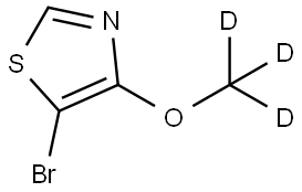 5-bromo-4-(methoxy-d3)thiazole|