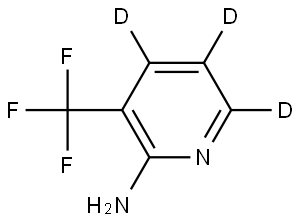 3-(trifluoromethyl)pyridin-4,5,6-d3-2-amine Structure