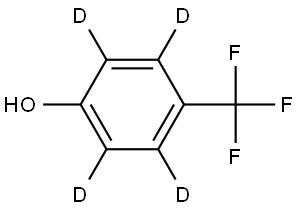 4-(trifluoromethyl)phen-2,3,5,6-d4-ol Structure