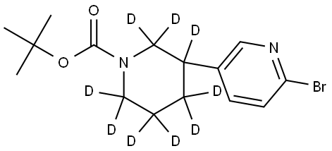 2768655-71-4 tert-butyl 3-(6-bromopyridin-3-yl)piperidine-1-carboxylate-2,2,3,4,4,5,5,6,6-d9