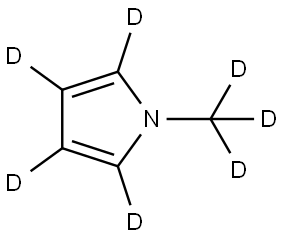 1-(methyl-d3)-1H-pyrrole-2,3,4,5-d4 Structure