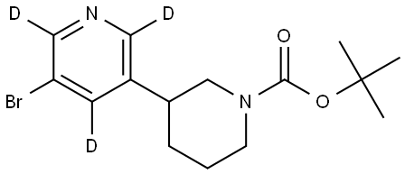 2768656-30-8 tert-butyl 3-(5-bromopyridin-3-yl-2,4,6-d3)piperidine-1-carboxylate