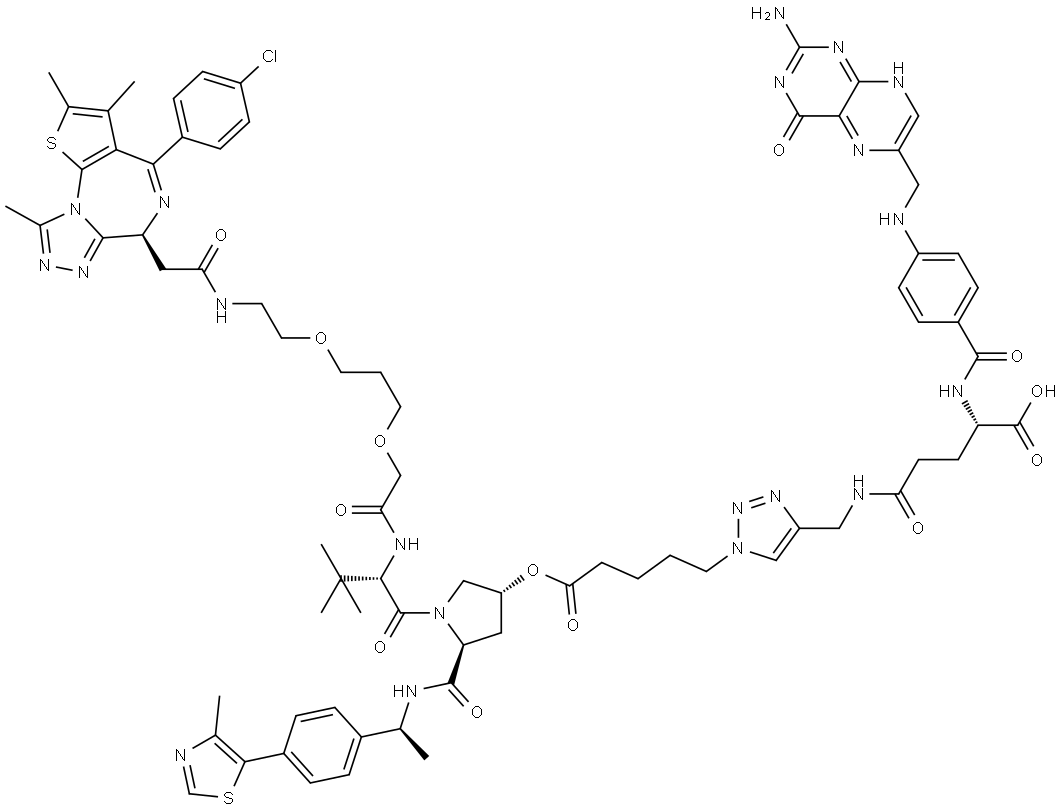 arv771-Folic acid,2769735-53-5,结构式