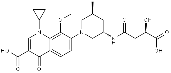 Nemonoxacin Impurity 5 化学構造式