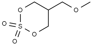 1,3,2-Dioxathiane, 5-(methoxymethyl)-, 2,2-dioxide 结构式