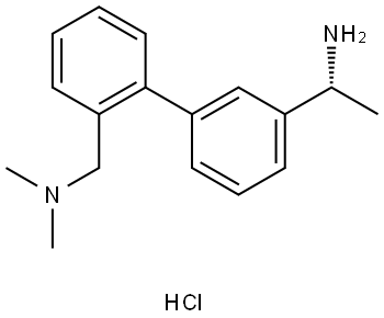 (R)-1-(2'-((dimethylamino)methyl)-[1,1'-biphenyl]-3-yl)ethan-1-amine Structure